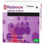 Таблетки для собак KRKA Марфлоксин 80 мг/12 шт