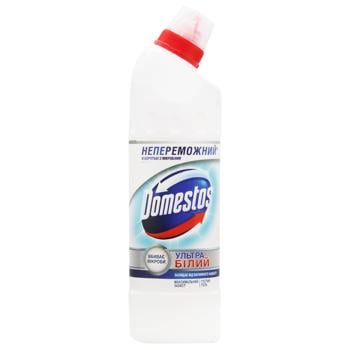 Средство чистящее Domestos Ультра белый для унитаза 500мл - купить, цены на КОСМОС - фото 1