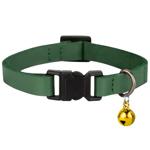 Barksi BronzeDog Crazy шкіряний нашийник для котів XS - зелений