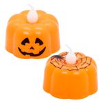 Zed Halloween Pumpkin Candle LED Decoration 4.8x4cm