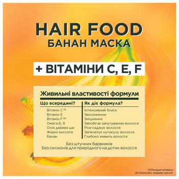 Маска Garnier Fructis Superfood Банан для сухого волосся 390мл - купити, ціни на - фото 5