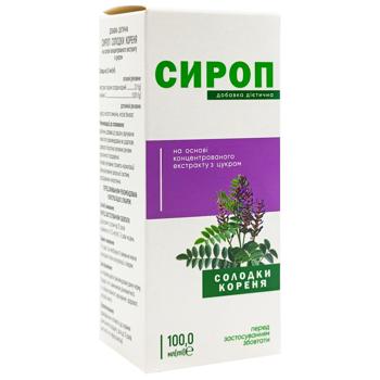 Krasota Ta Zdorovya Licorice Root Syrup with Sugar 100ml - buy, prices for - photo 2