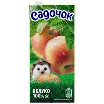 Нектар Садочок Яблучний неосвітлений Slim 0.95л - купити, ціни на Чудо Маркет - фото 7