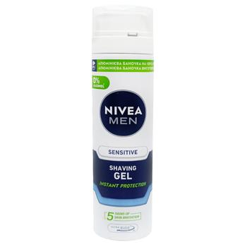 Nivea Instant Protection Men Shaving Gel for Sensitive Skin 200ml