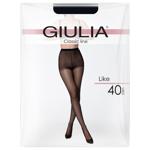 Колготи жіночі Giulia Like 40 Den р.4 nero чорні