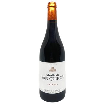 Вино Abadia De San Quirce Crianza красное сухое 14,5% 0,75л