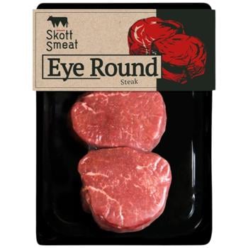 Skott Smeat Eye Round Steak Chilled Beef Hip Part ~450g - buy, prices for METRO - photo 1