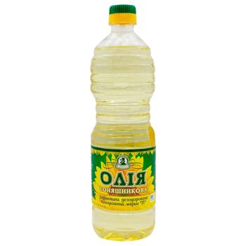 Zhyrnov Refined Sunflower Oil 0.87l - buy, prices for Chudo Market - photo 1