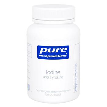 Йод и L-тирозин Pure Encapsulations 120 капсул - купить, цены на Biotus - фото 1