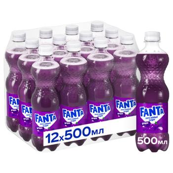 Напій газований Fanta Виноград без цукру 0,5л - купити, ціни на METRO - фото 1