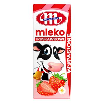 Mlekovita Milk With Strawberry Flavor 200ml - buy, prices for COSMOS - photo 2