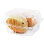 Пончик Auchan с лимонным курдом 70г 2шт