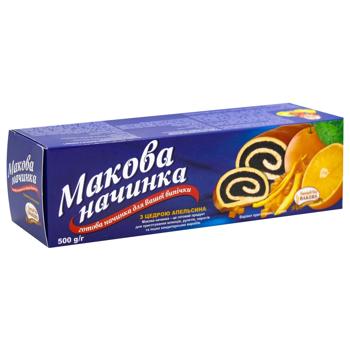 Начинка SantaVita Bakers макова з цедрою апельсина 500г - купити, ціни на Auchan - фото 3