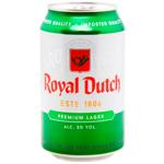Royal Dutch Premium Lager Light Filtered Beer 5% 0.33l