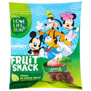 Love Life & Sun Elemental Мickey & Friends Fruit Snack with Apple Flavor 20g