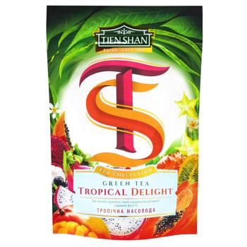 Tien Shan Tropicana Green Tea 80g - buy, prices for Epicentr FOOD - photo 1