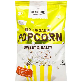 Heartful Organic Sweet Popcorn with Salt 90g