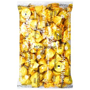 Цукерки Roshen Mont Blanc з шоколадом та сезамом 1кг - купити, ціни на КОСМОС - фото 1