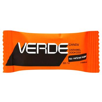 Verde Cookies-Caramel Sugar Free Candy 19g - buy, prices for COSMOS - photo 1