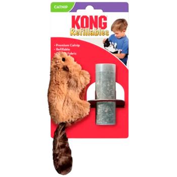 Kong Refillables Beaver Cat Toy with Catnip 16.5x3.8cm