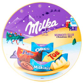 Конфеты Milka Рождественское ассорти 8 вкусов 198г - купить, цены на Восторг - фото 2