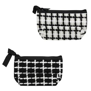 Косметичка Greenwich 23х14х6,5см черный/белый - купить, цены на NOVUS - фото 1