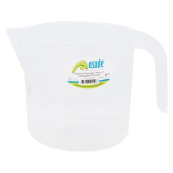 Asude Plastik Measuring Transparent Cup 1.5l - buy, prices for NOVUS - photo 1