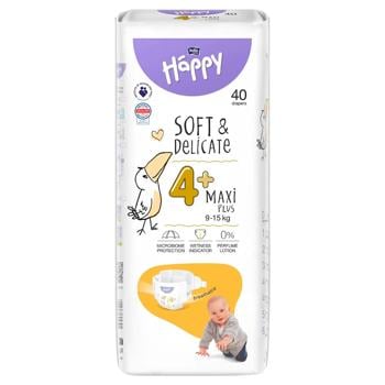 Підгузки Bella Happy Baby Maxi Plus 9-15кг 40шт