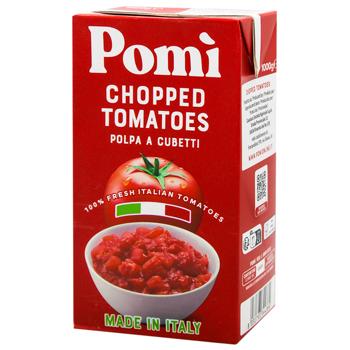 Pomi Chopped Tomatoes 1kg - buy, prices for MegaMarket - photo 1