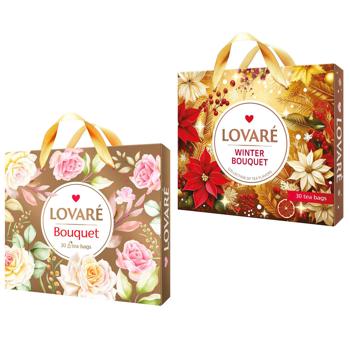 Набор чая Lovare Bouquet 52,5г 30шт в ассортименте - купить, цены на МегаМаркет - фото 1