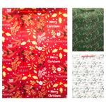 Пакет подарочный Листочки 250х85х345мм в ассортименте