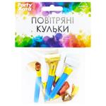 Язичок-гудок Party Hata фольгований 6шт