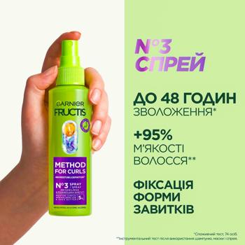 Garnier Fructis Method for Curls Leave-in Spray for Wavy and Curly Hair 150ml - buy, prices for - photo 4