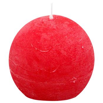 Candy Light Red Ball-Shaped Candles 7cm - buy, prices for - photo 1