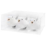 Набір пташок 3 шт, 13*11.5*5.5 білі арт. JX24036 9245 И733