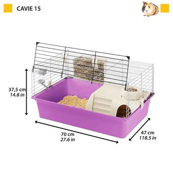 Ferplast Cavie 15 Rodent Cage 70x47x37.5cm - buy, prices for MasterZoo - photo 3