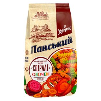 Khutorok Panskyi Vegetable Fusilli Pasta 400g