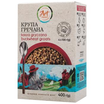 Крупа гречана Art Foods 4*100г - купити, ціни на ULTRAMARKET - фото 3