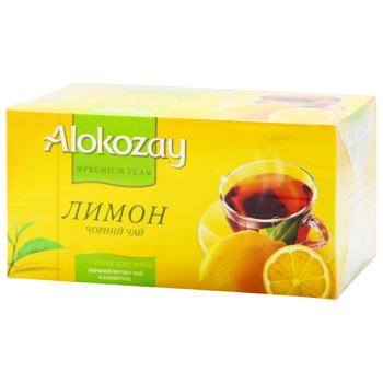 Чай черный Alokozay Лимон 2г*25шт - купить, цены на Эпицентр FOOD - фото 1