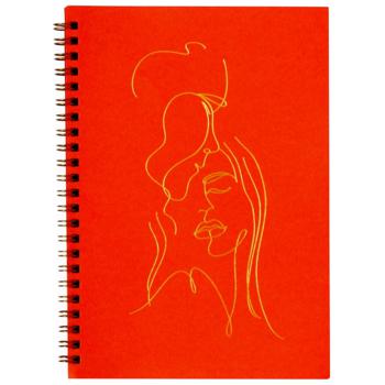 Kiri Sketch Give Free Rein to Your Imagination Sketchbook with Red Sheets А5 50pages