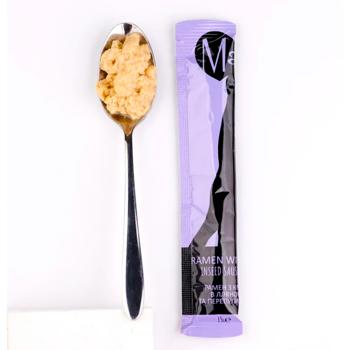Лакомство для кошек Mavsy Creamy Рамен с креветками в льняном соусе и перепелиным яйцом кремовое 5шт*15г - купить, цены на MasterZoo - фото 5