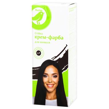 Auchan Resistant cream-color for hair 2.3 Chocolate - buy, prices for - photo 1