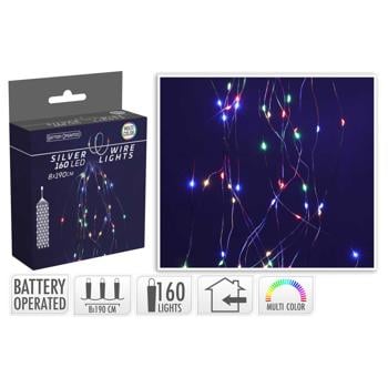 Indoor Garland 160LED Multicoloured 80x190cm