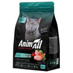 AnimAll Fresh Lamb and Chicken Dry Food for Adult Sterilized Cats 400g