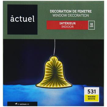 Фігурка Actuel ялинка, дзвіночок, зірка 16 см в асортименті - купить, цены на Auchan - фото 4