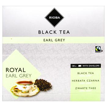 Чай черный Rioba Earl Grey с ароматом бергамота 1,5г*100шт - купить, цены на METRO - фото 3