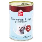 Fine Life Pieces in Sauce with Beef Food for Adult Cats 415g