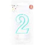 Actuel Blue Candle For Cake 2