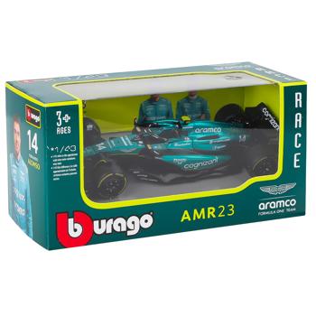Автомодель Bburago Aston Martin AMR23 2023 1:43