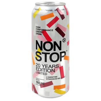 Non Stop 20 Years Limited Edition Energy Drink 0.5l - buy, prices for NOVUS - photo 1